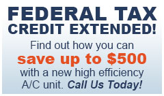 Save $500 – Federal Tax Credit Extended!
